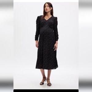 Gap Maternity Floral Dress Medium NWT
